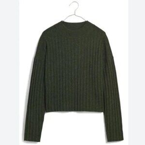 Madewell "Levi" Crop Pullover Sweater